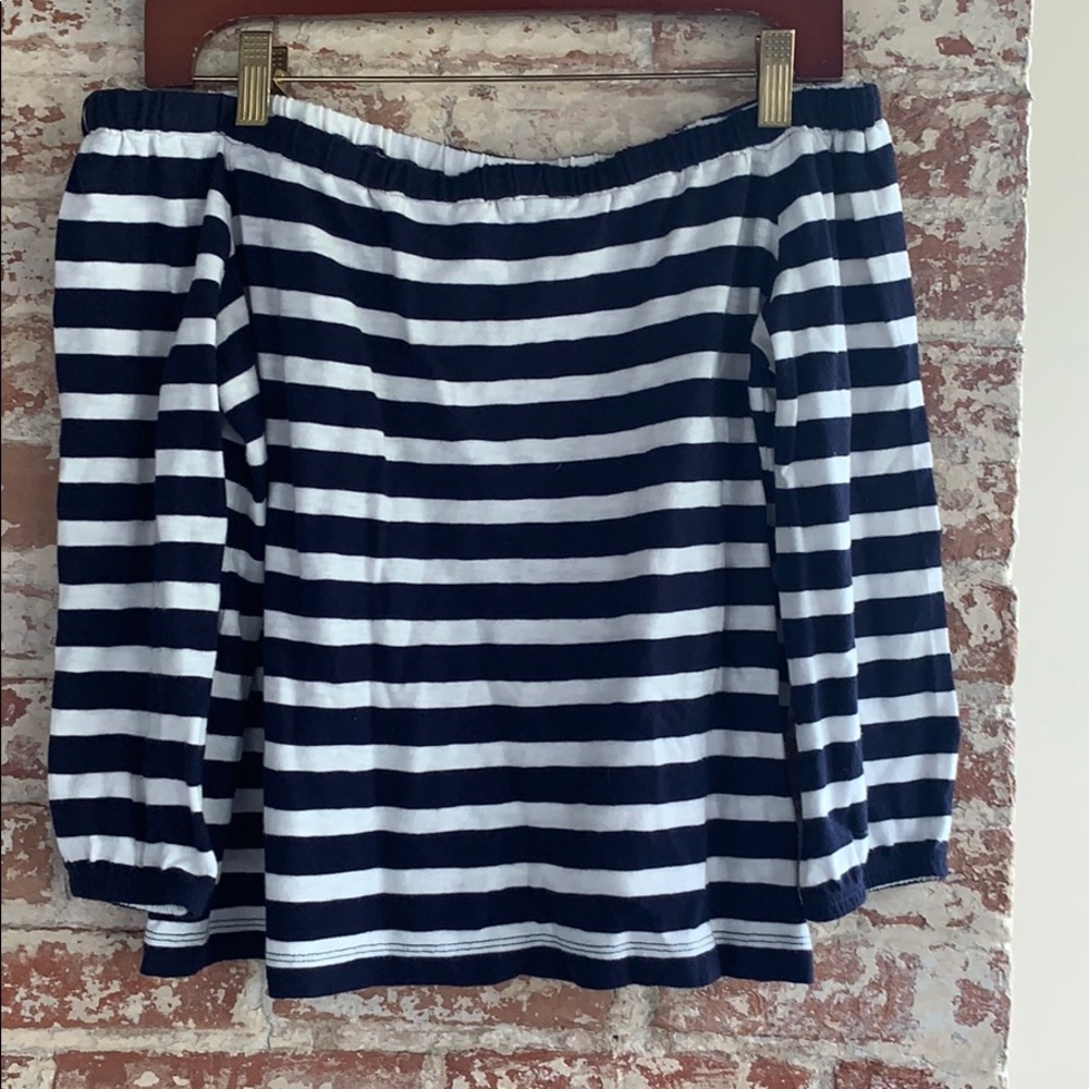 Jcrew Factory Off the Shoulder tee